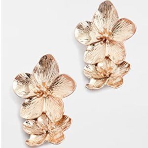 NEW~ Anthropologie Shashi Wild Flower Earrings